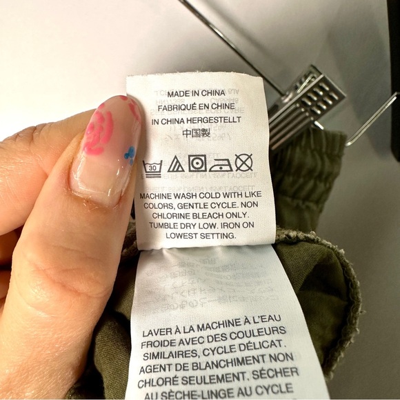 🌿 J.Crew Point Sur Linen-Lyocell Jogger Pants (6) Olive Green, Elastic Waist - Picture 14 of 14